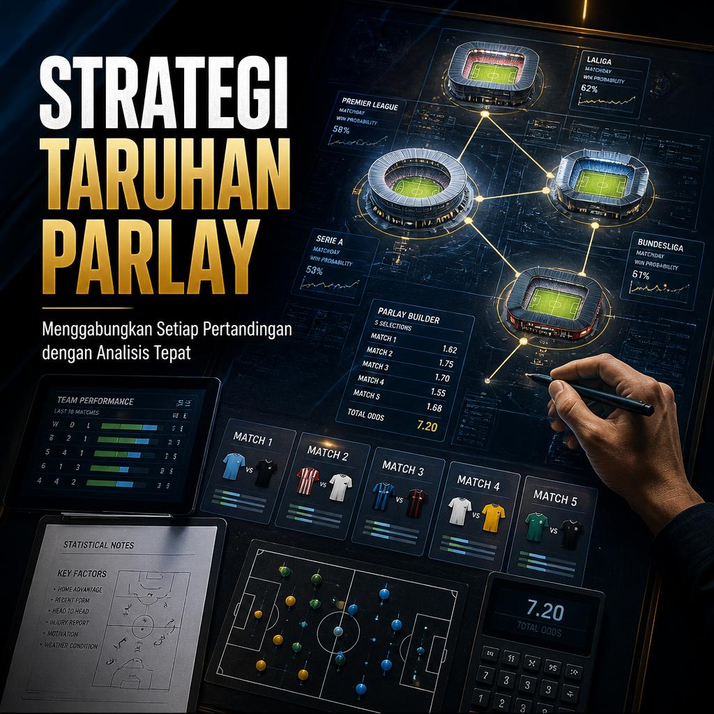 strategi taruhan parlay untuk menggabungkan beberapa pertandingan